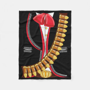 Mariachi Charro Mexican Cinco De Mayo Costume Shir Fleece Blanket
