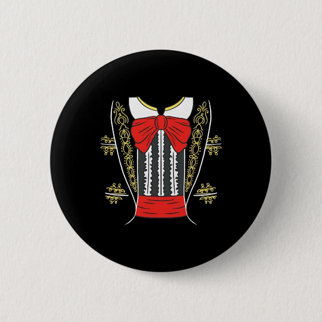 Mariachi Charro Mexican Costume For Cinco De Mayo  6 Cm Round Badge (Front)