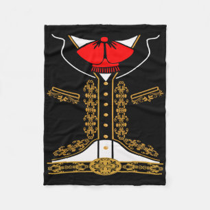 Mariachi Charro Mexican Costume For Cinco De Mayo Fleece Blanket