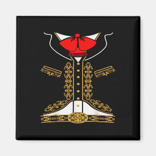 Mariachi Charro Mexican Costume For Cinco De Mayo Magnet