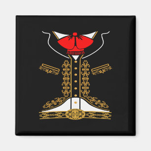Mariachi Charro Mexican Costume For Cinco De Mayo Magnet