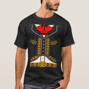 Mariachi Charro Mexican Costume For Cinco De Mayo  T-Shirt