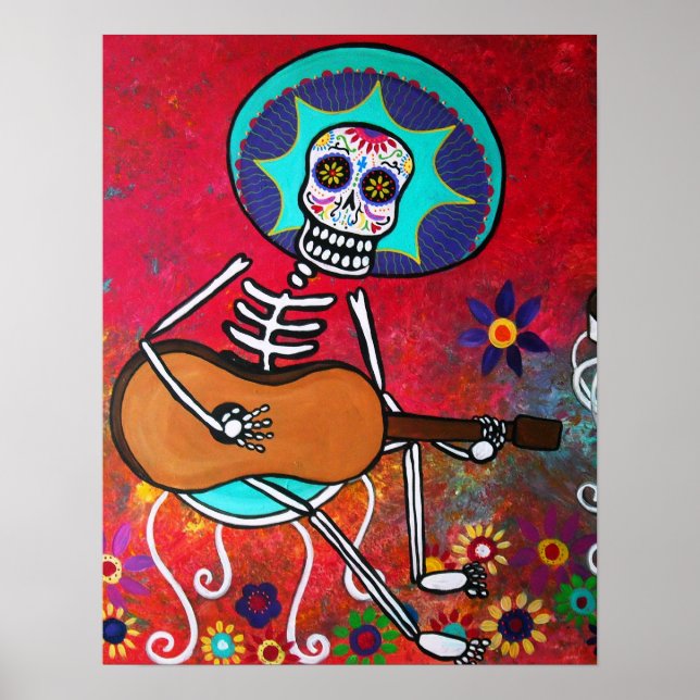 MARIACHI DAY OF THE DEAD POSTER (Front)