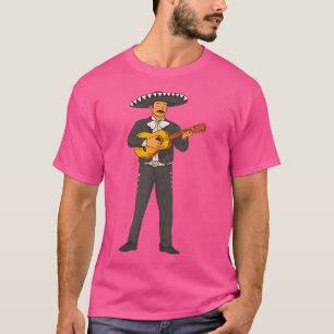 Mariachi Guitar Player Mexican Party Charro Latino T-Shirt