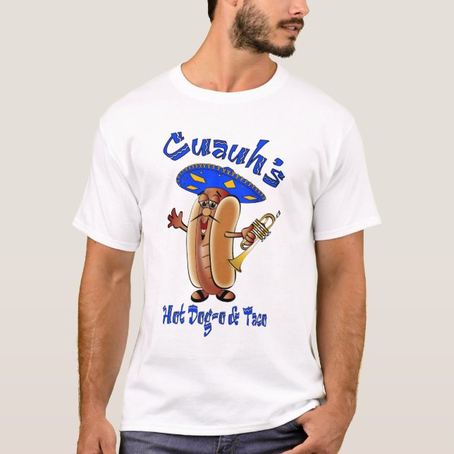 Mariachi Hot Dog in a So T-Shirt (Front)
