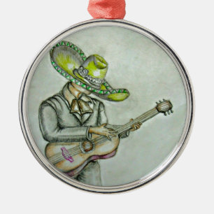 mariachi metal tree decoration