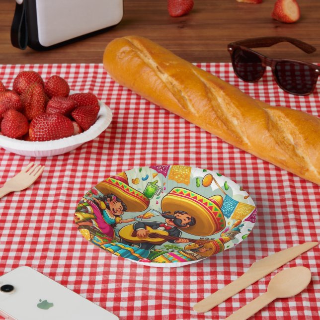 Mariachi  paper plate (Picnic)