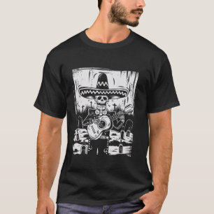 Mariachi Skeleton Skull Tequila T Shirt