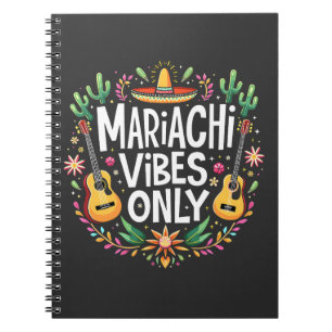 Mariachi Vibes Only Mexico Saxophone Music Lovers Notebook