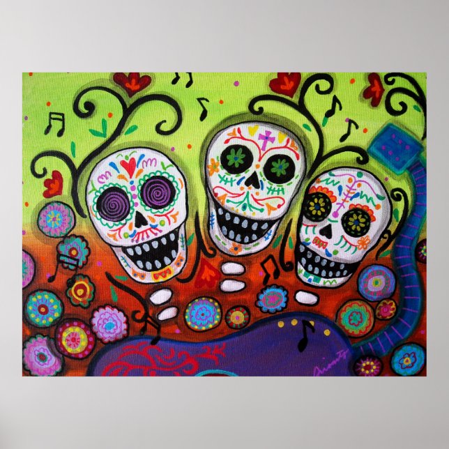 MARIACHIS DAY OF THE DEAD POSTER (Front)