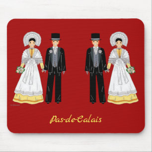 Mariage en Pas-de-Calais, France Mouse Mat