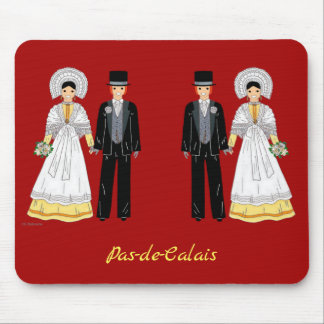 Mariage en Pas-de-Calais, France Mouse Mat