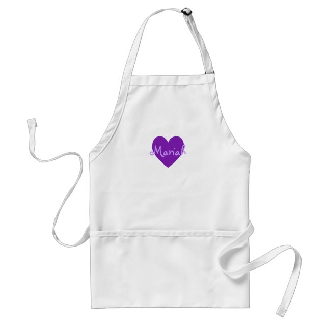 Mariah in Purple Standard Apron (Front)