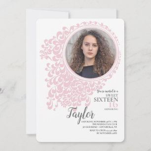 Mariah Sweet Sixteen Photo Invitation