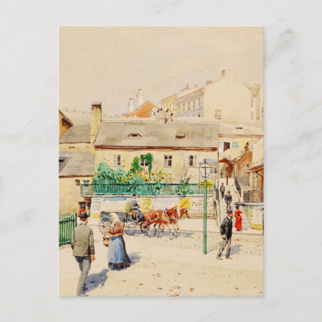 Mariahilf district in Vienna, Austria Postcard (Front)