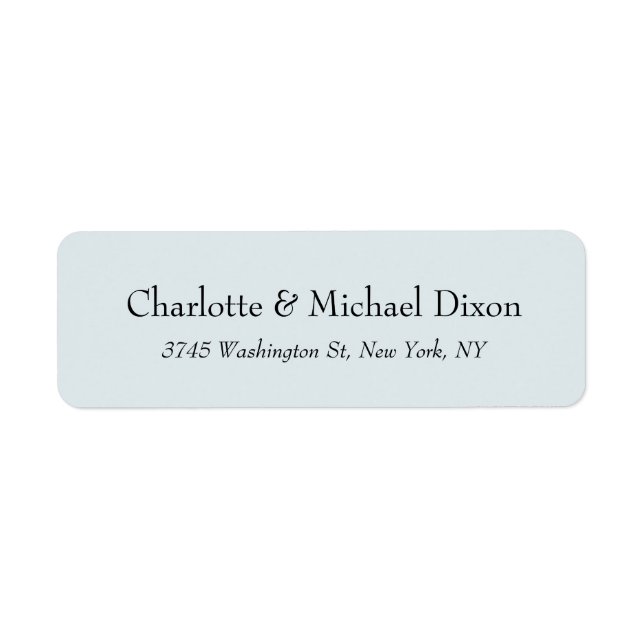 Marian Blue Classical Stylish Elegant Family Name (Front)