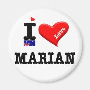 MARIAN - I Love Magnet