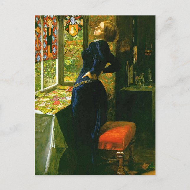 Mariana by Millais Postcard (Front)