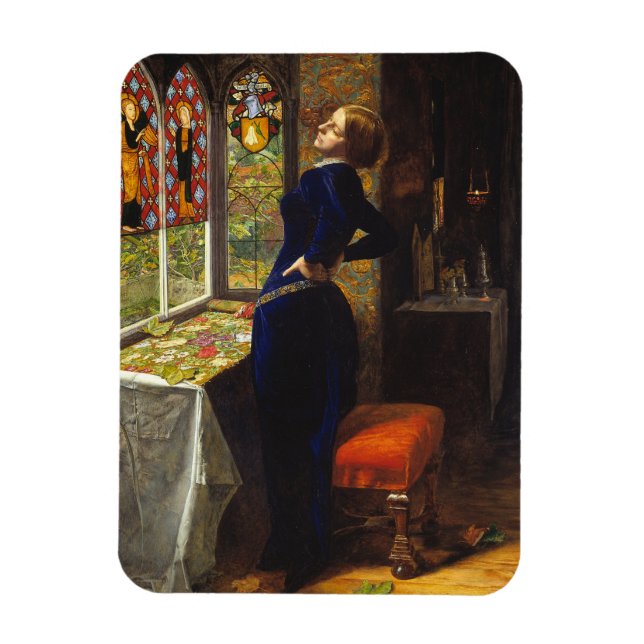 Mariana in the Moated Grange John Everett Millais Magnet (Vertical)