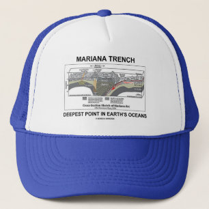 Mariana Trench Deepest Point In Earth's Oceans Trucker Hat