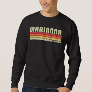 Marianna Fl Florida Funny City Home Roots Retro 7 Sweatshirt