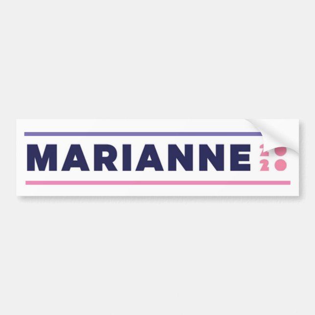 Marianne 2020 bumper sticker (Front)