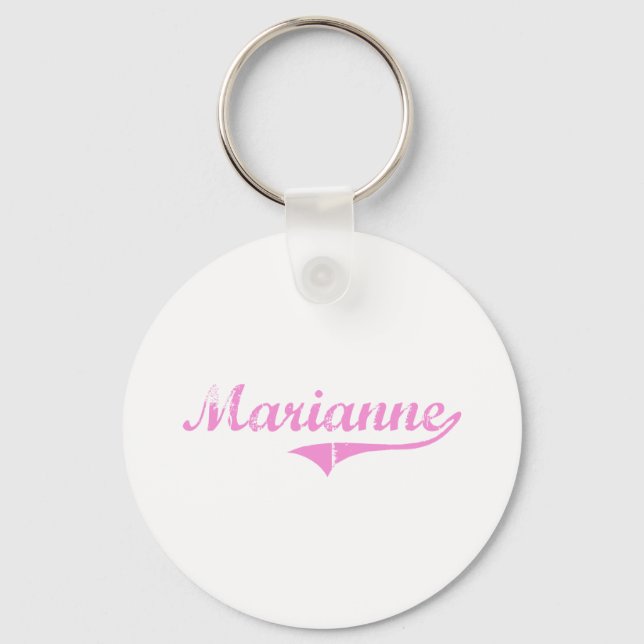 Marianne Classic Style Name Key Ring (Front)