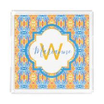 Marianne Mosaic Acrylic Tray