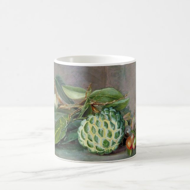Marianne North - Custard Apple  Art Coffee Mug (Center)