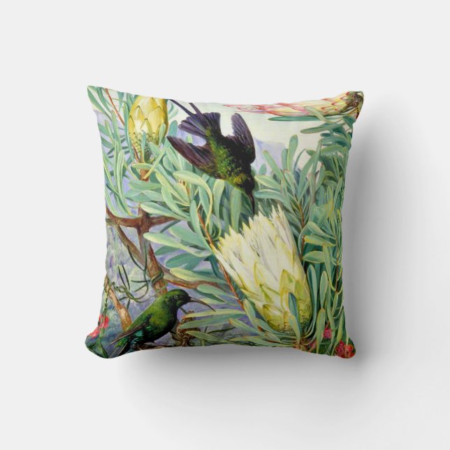 Marianne North - Honeyflowers and Honeysuckers, Cushion (Front)