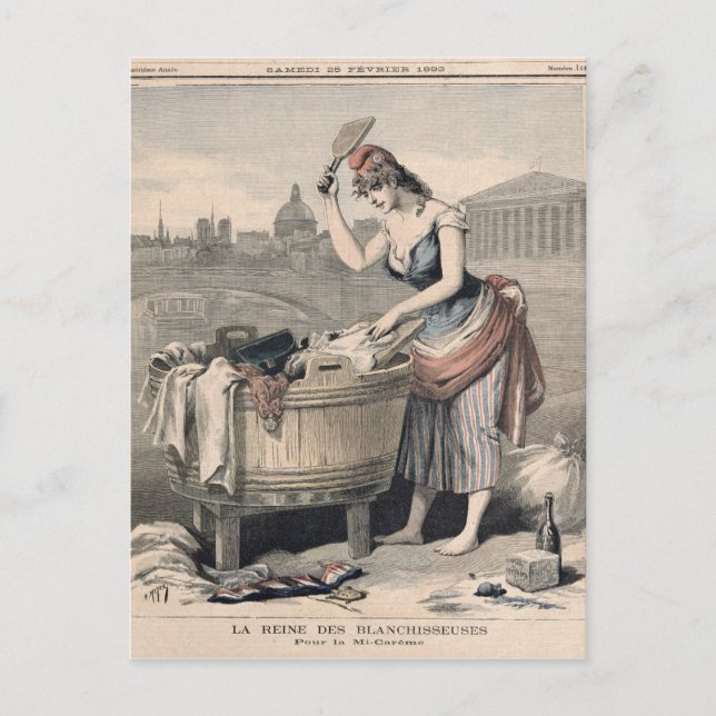 Marianne the Queen of the Washerwomen Postcard (Front)