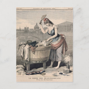 Marianne the Queen of the Washerwomen Postcard