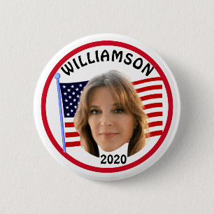 Marianne Williamson 2020 6 Cm Round Badge