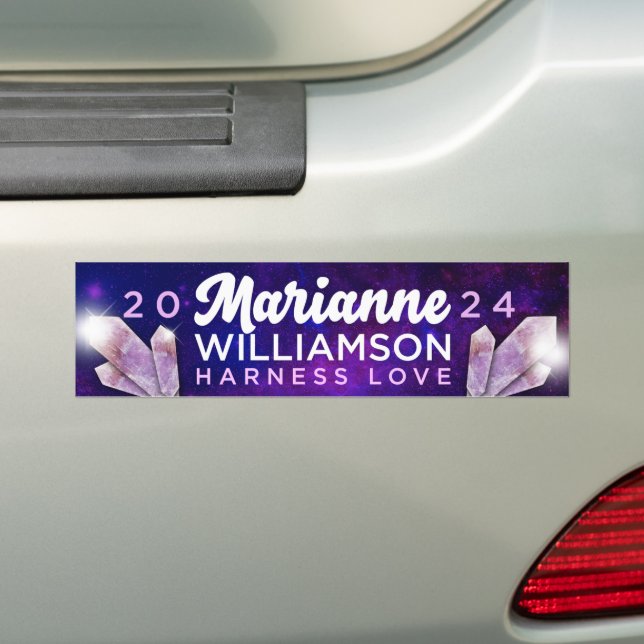 Marianne Williamson 2024 Bumper Sticker (On Car)