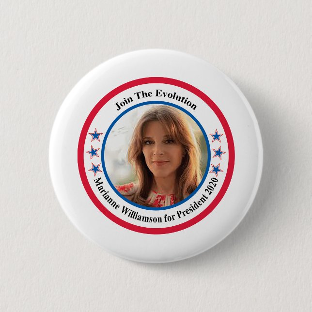 Marianne Williamson 6 Cm Round Badge (Front)