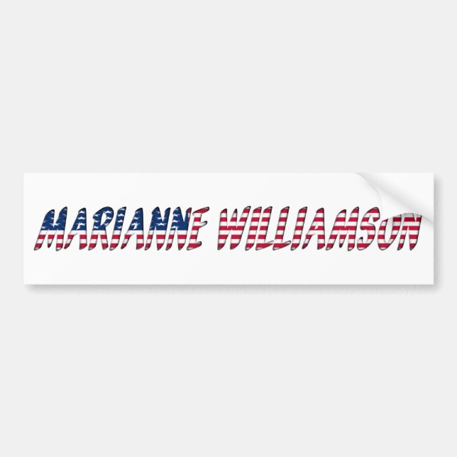 Marianne Williamson Presidential Candidate 2020 Bumper Sticker (Front)