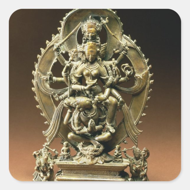 Marichi, the ray of Dawn, Pala period, Eastern Ind Square Sticker (Front)