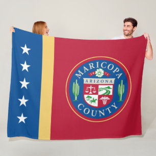 Maricopa County (Arizona) Flag Fleece Blanket