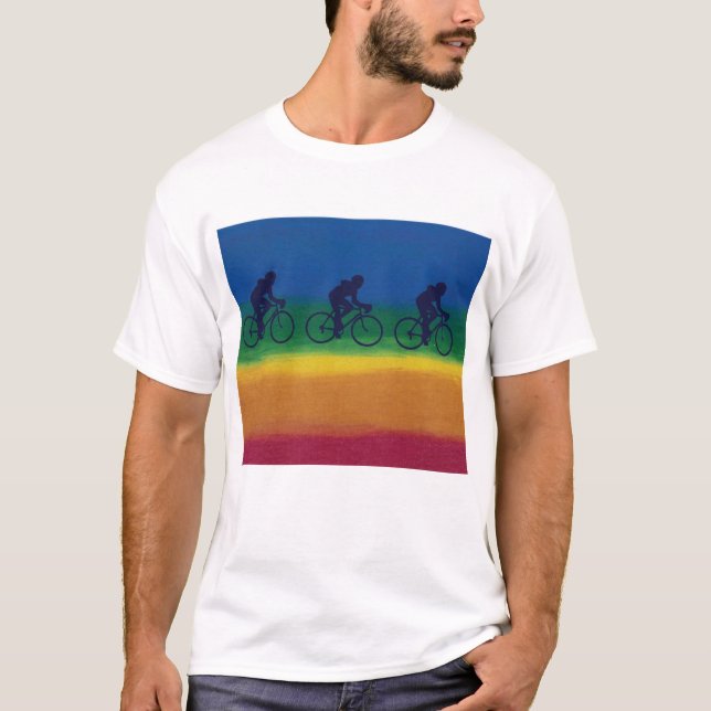 Maridee Bonadea bicycle pride design t-shirt (Front)