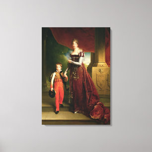 Marie Amelie de Bourbon Canvas Print