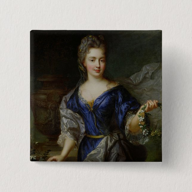 Marie-Anne de Bourbon  Princess of Conti 15 Cm Square Badge (Front)