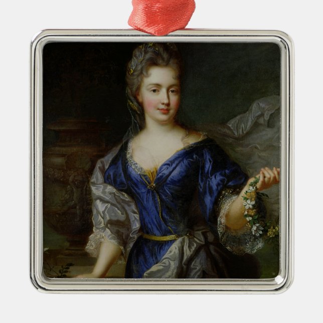 Marie-Anne de Bourbon  Princess of Conti Metal Tree Decoration (Front)