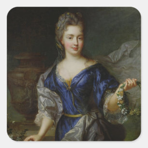 Marie-Anne de Bourbon  Princess of Conti Square Sticker