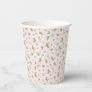 Marie Antionette Strawberries Pink Party Plates Paper Cups