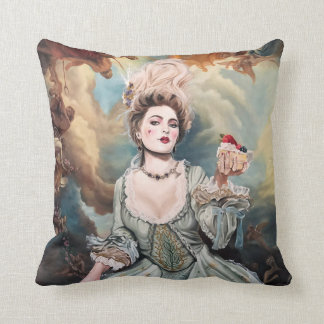 Marie Antionette Throw Pillow
