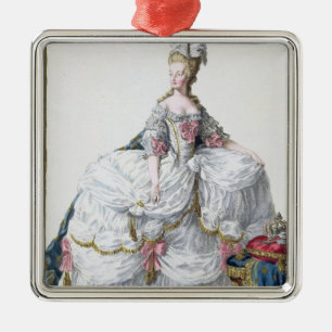 Marie Antoinette (1752-93) from 'Receuil des Estam Metal Tree Decoration