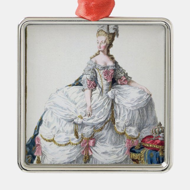 Marie Antoinette (1752-93) from 'Receuil des Estam Metal Tree Decoration (Front)