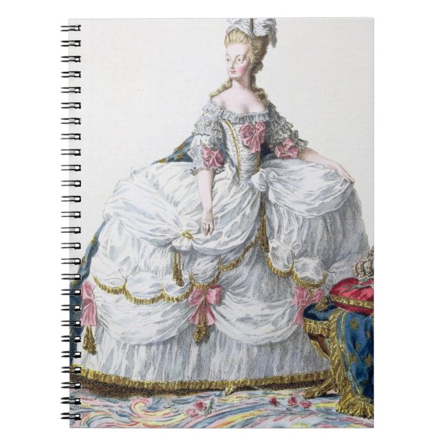 Marie Antoinette (1752-93) from 'Receuil des Estam Notebook (Front)