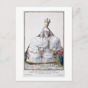 Marie Antoinette (1752-93) from 'Receuil des Estam Postcard