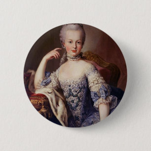 Marie Antoinette 6 Cm Round Badge